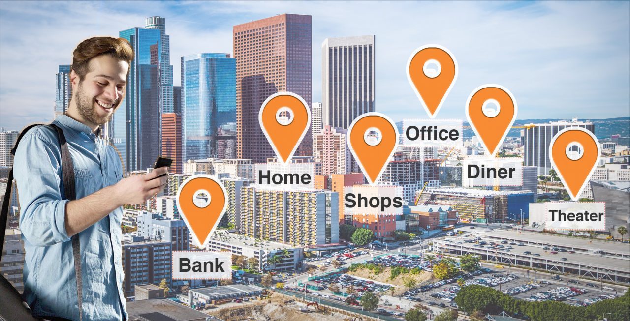 geo-behavioral location advertising lets marketers reach users based on their location in Los Angeles