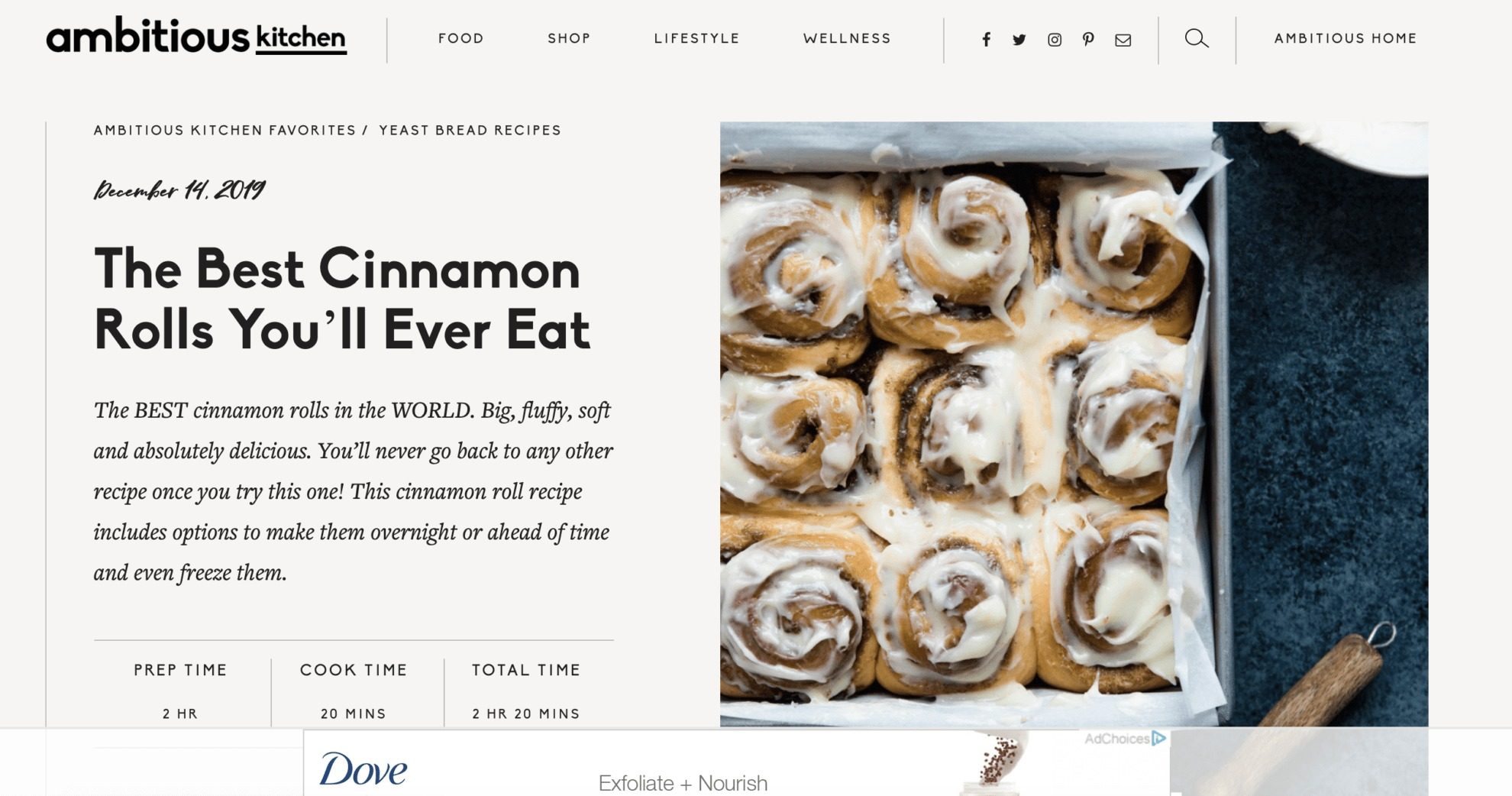 Ambitious Kitchen Contextual URL Targeting Example