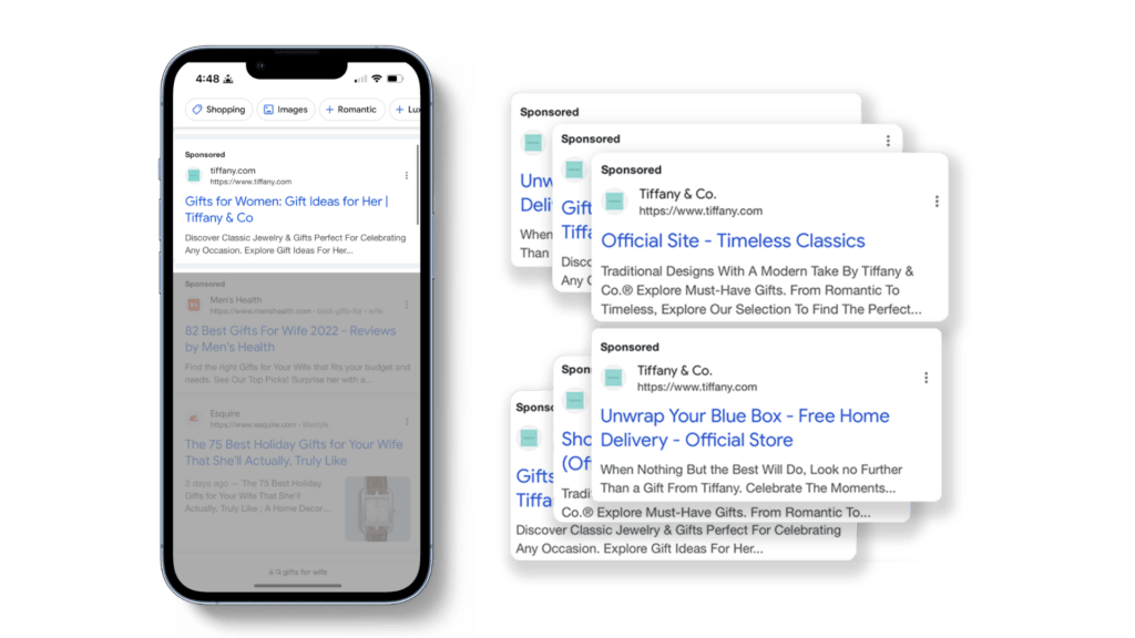 Dynamic Audience Search Advertising
