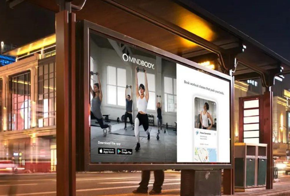Run programmatic OOH ads on bus shelter with a Los Angeles advertising agency.