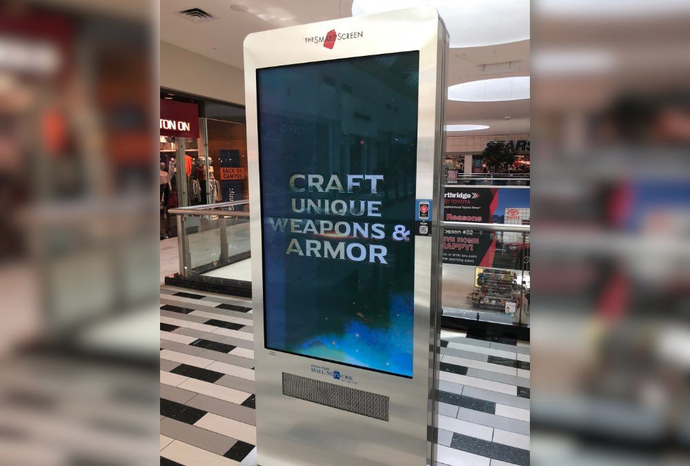 Programmatic OOH ads in malls.
