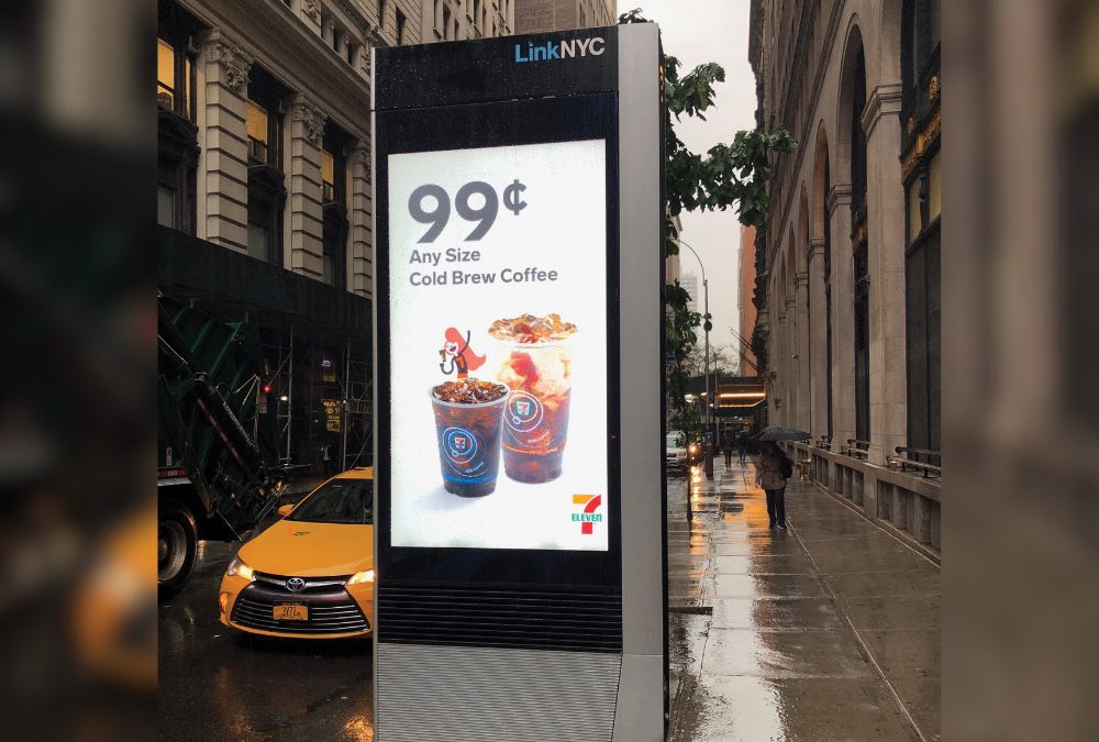 DOOH urban panel advertising