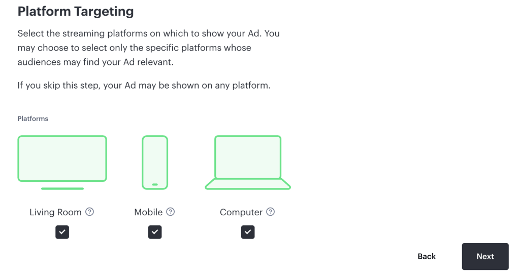Hulu ad platform targeting