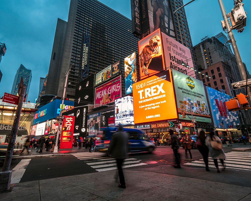 Out of home ads in NYC