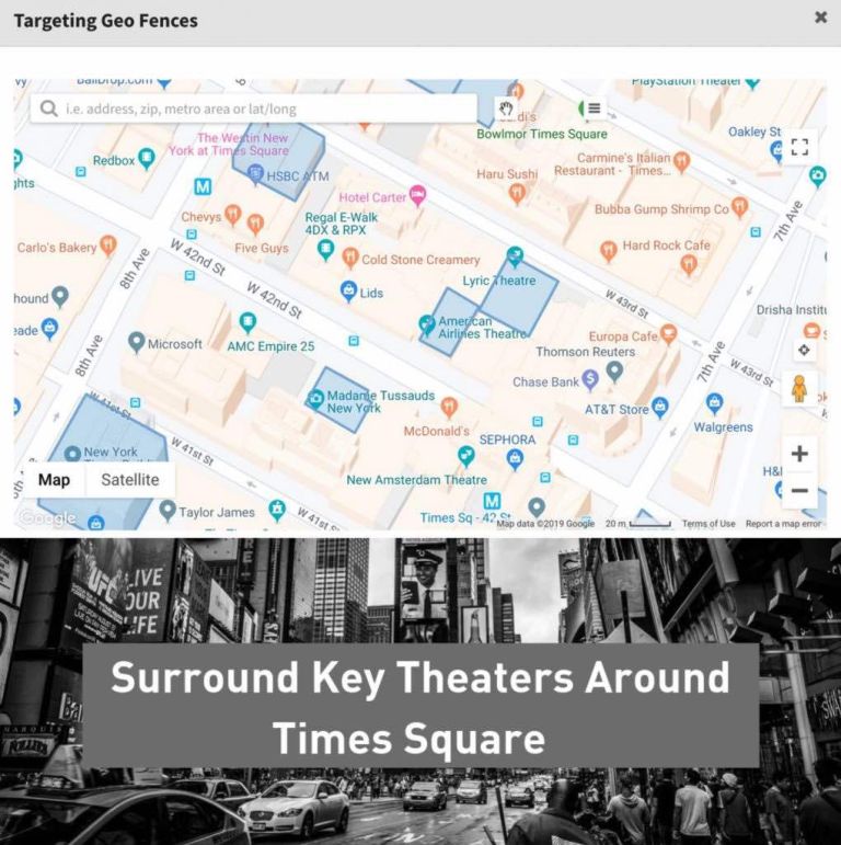 Reach customers at key locations around the city
