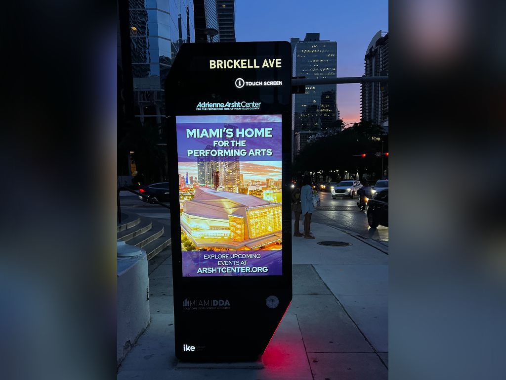 Miami digital out of home ad