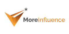 MoreInfluence ad agency logo transparent